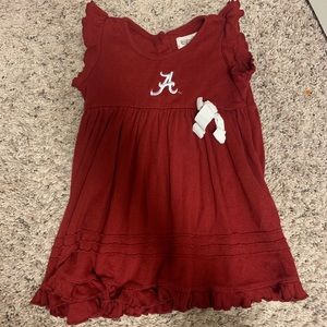 Alabama crimson tide toddler dress